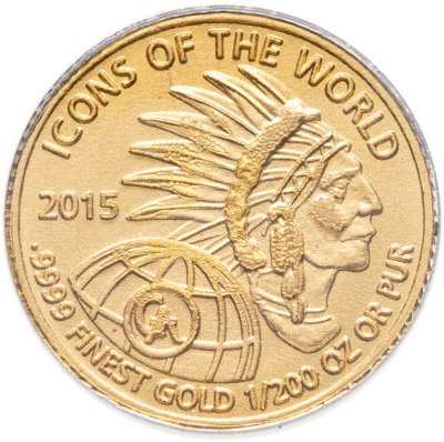 купить Руанда 10 франков 2015 Голова индейца