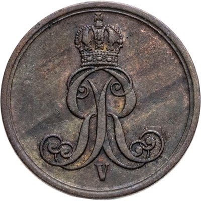 купить Ганновер 1 пфенниг 1863 В