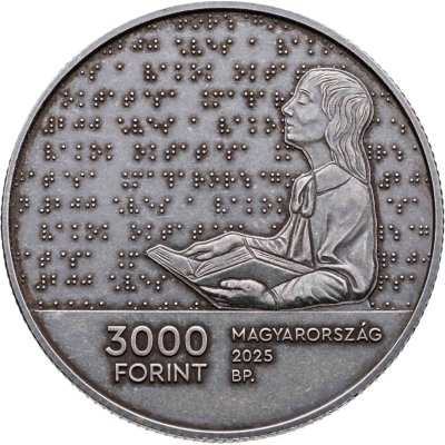 купить Венгрия 3000 форинтов 2025 "Общество слепых"