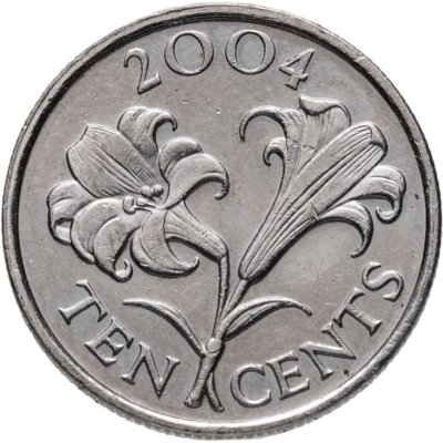 купить Бермуды 10 центов (cents) 2004