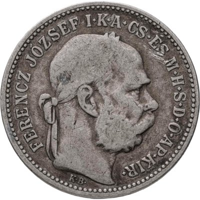 купить Австро-Венгрия 1 крона 1892 для Венгрии