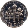 Купить США 10 центов (one dime) 1978 S "Roosevelt Dime" в слабе DNC PF67