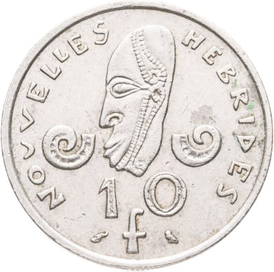 купить Новые Гебриды 10 франков (francs) 1967