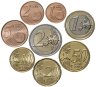 Купить Люксембург полный набор монет евро для обращения 2022 (8 штук, UNC)