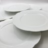 Купить Набор из шести тарелок с фигурным бортом, фарфор, Товарищество М.С. Кузнецова в Риге, Российская империя, 1890-1910 гг.