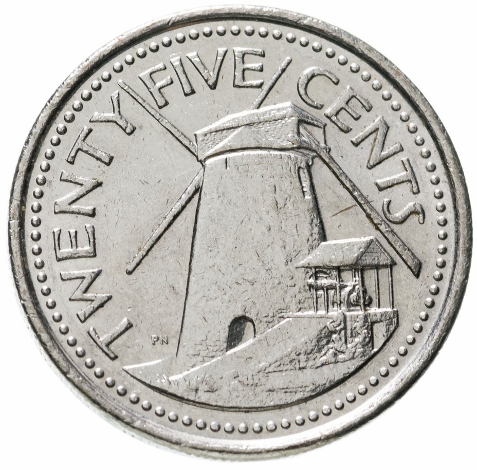 купить Барбадос 25 центов (cents) 2007-2011, случайная дата