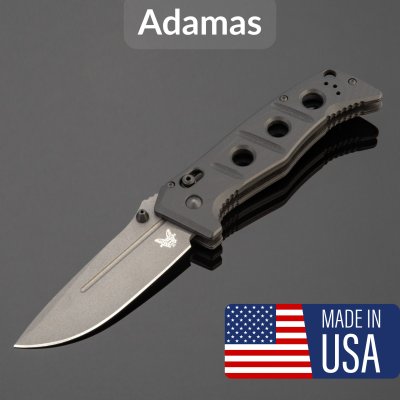 купить Складной нож Benchmade Adamas (275GY-1), сталь CruWear, рукоять Black G10, США