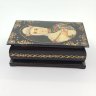 Купить Шкатулка миниатюрная "Василиса", исп. А.С., папье-маше, печать, лак, золочение, Российская Федерация, 1990-2015 гг.