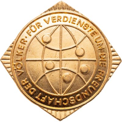 купить Знак почета Лиги дружбы народов ГДР «За заслуги в деле дружбы народов», ГДР, 1970-1980 гг.