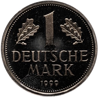 купить Германия 1 марка 1999 А