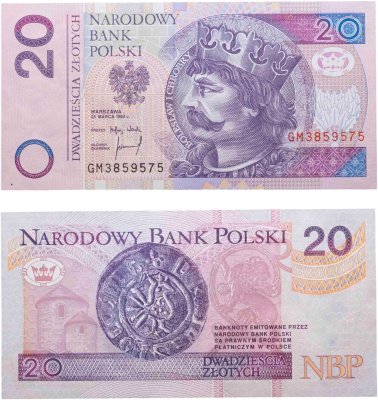 купить Польша 20 злотых 1994