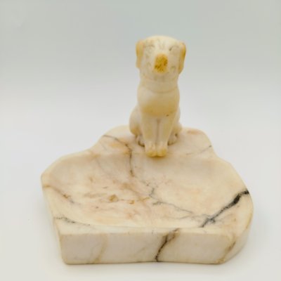 купить Пепельница "Собака", натуральный камень, резьба, СССР, 1950-1970 гг.