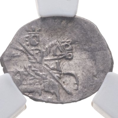 купить Лжедмитрий I (Григорий Отрепьев), Копейка чекан Новгорода 1605-1606 в слабе ННР AU details