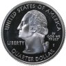 Купить США 25 центов (квотер, 1/4 доллара, quarter dollar) 2005 S Квотер штата Западная Вирджиния знак монетного двора: "S" - Сан-Франциско