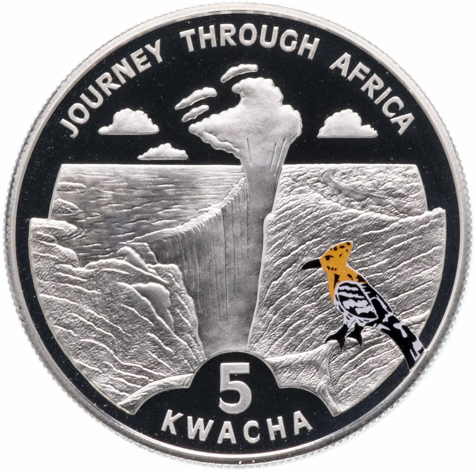 купить Малави 5 квача 2006 "Путешествие по Африке - водопад Виктория"