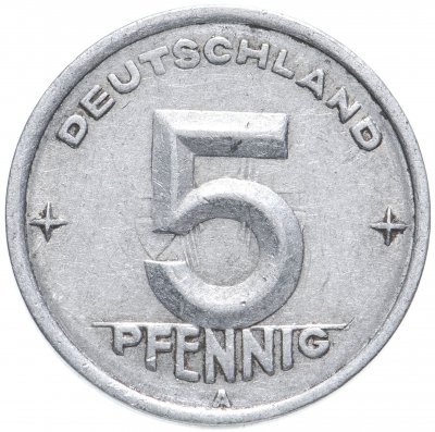 купить Германия (ГДР) 5 пфеннигов 1948-1950 A