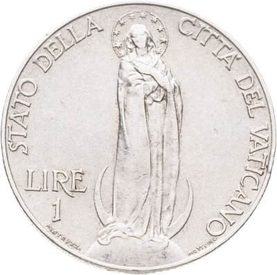 купить Ватикан 1 лира (lira) 1932