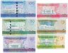 Купить Туркменистан полный набор (6 шт) 1, 5, 10, 20, 50, 100 манат 2017 года Азиатские Игры АЗИАН