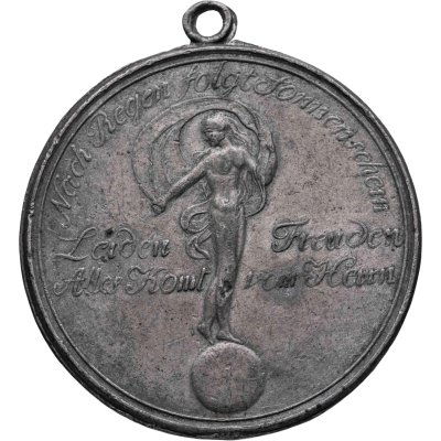 купить Германия медаль 1817 "Вюртембергская оловянная литая медаль Фортуна. Вильгельм I. 1816-1864 гг."