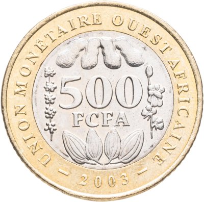 купить Западная Африка (BCEAO) 500 франков (francs) 2003