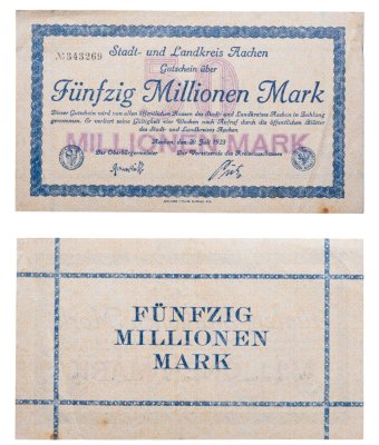 купить Германия 50000000 (50 миллионов) марок 1923