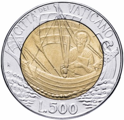 купить Ватикан 500 лир (lire) 1985