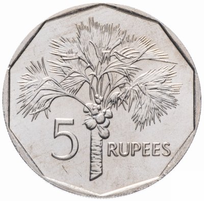 купить Сейшелы 5 рупий (rupees) 1982