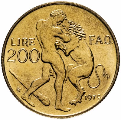 купить Сан-Марино 200 лир (lire) 1979 "Институциональные органы государства"