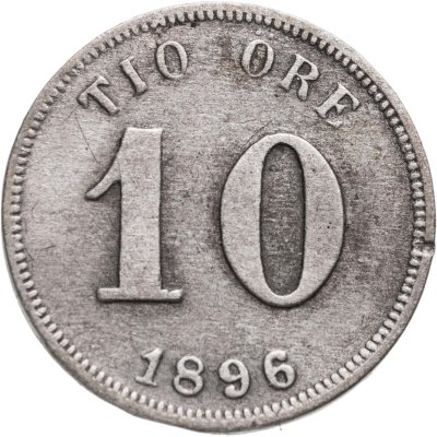 купить Швеция 10 эре (ore) 1896