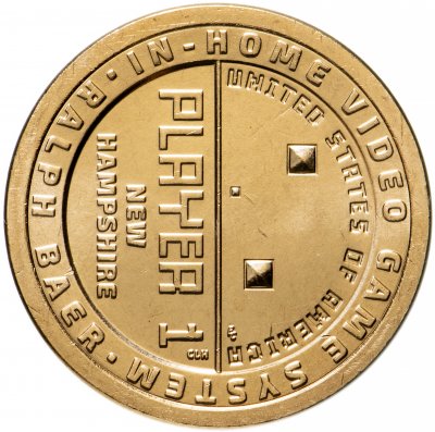 купить США, 1 доллар 2021 «Нью-Гэмпшир. Ральф Баер, Игровая приставка» (Американские инновации)