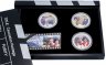 Купить Остров Ниуэ, набор из 3-х монет 2 доллара 2013 "Кавказская пленница" в капсулах и футляре с сертификатом