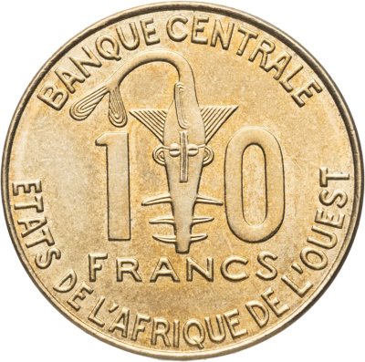 купить Западная Африка (BCEAO) 10 франков (francs) 2011