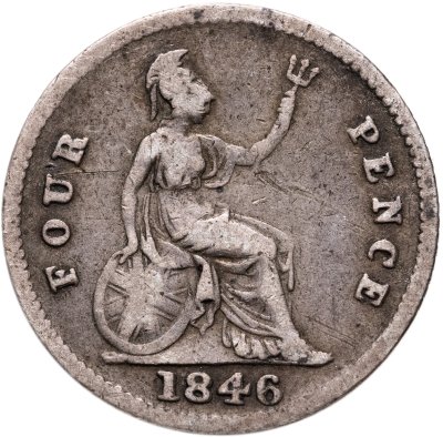 купить Великобритания 4 пенса (pence) 1846