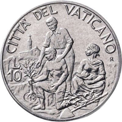 купить Ватикан 10 лир (lire) 1994