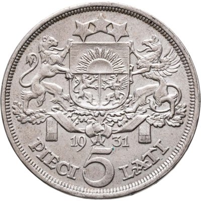 купить Латвия 5 латов (lati) 1931