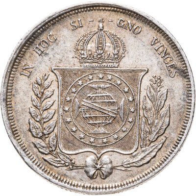 купить Бразилия 500 реалов (рейс, reis) 1863