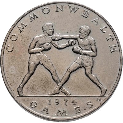 купить Западное Самоа 1 тала 1974 "X Игры Содружества - бокс"