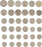Купить СССР набор из 36 монет 1961-1991