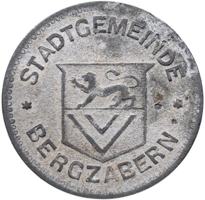 купить Германия "Бергцаберн" 10 пфеннигов 1917 нотгельд