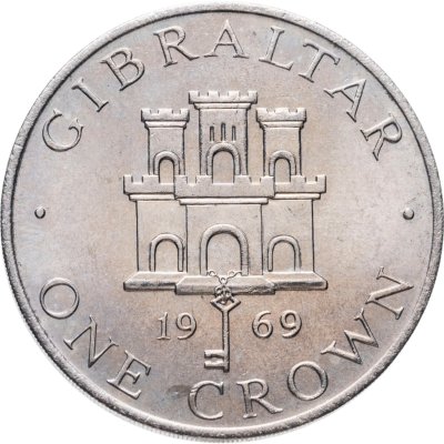 купить Гибралтар 1 крона (crown) 1969