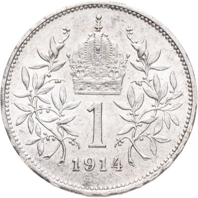 купить Австро-Венгрия 1 крона 1914 (монета для Австрии)