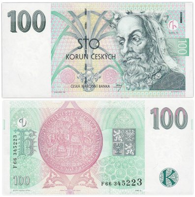 купить Чехия 100 крон 1997 Карл IV