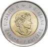 Купить Канада 2 доллара 2019 "75 лет высадке союзников в Нормандии (D-Day)" цветное покрытие