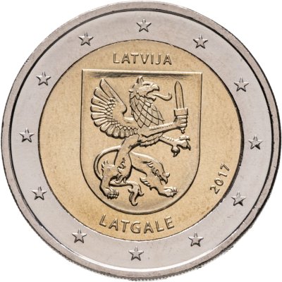 купить Латвия 2 евро (euro) 2017 "Исторические области Латвии - Латгалия"