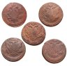 Купить 5 копеек 1758 - 1762 годов. Погодовка 5 пятаков Елизаветы Петровны