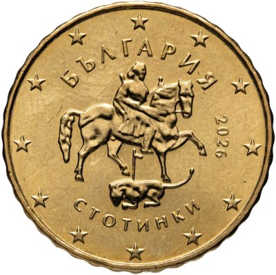 купить Болгария 10 евроцентов 2026