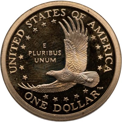 купить США 1 доллар (dollar) 2003 "Sacagawea dollar (Сакагавея доллар - парящий орёл)" знак монетного двора "S" - Сан-Франциско