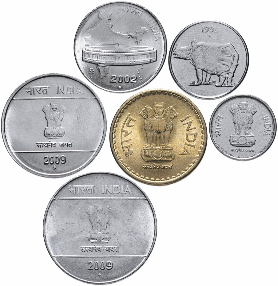 современные монеты индии