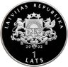 Купить Латвия 1 лат (lats) 2002 "XXVIII летние Олимпийские Игры, Афины 2004 - Греко-римская борьба", в слабе Монетник.ру PF65
