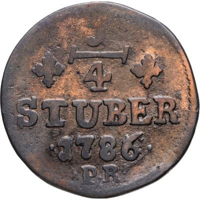 купить Юлих-Берг ¼ штюбера 1786